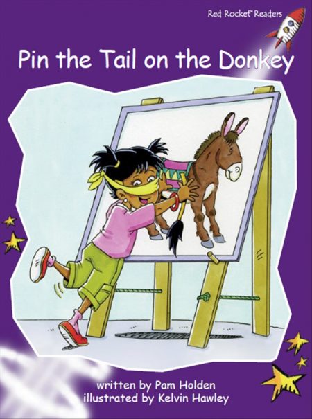 Pin the Tail on the Donkey Party Game with Self Stick Tails, Home Game, Kid  Game